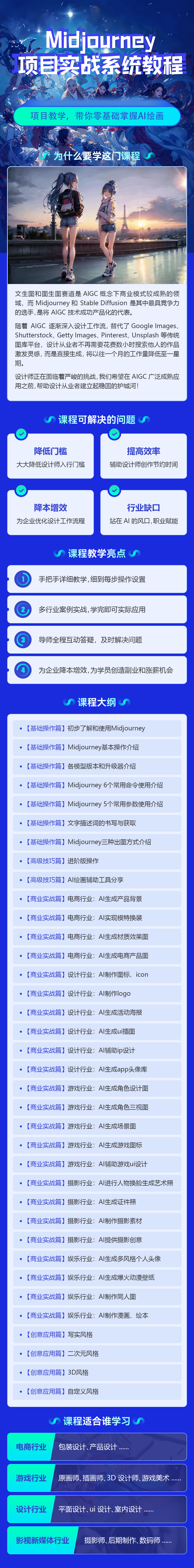 Midjourney项目实战系统教程(图1)